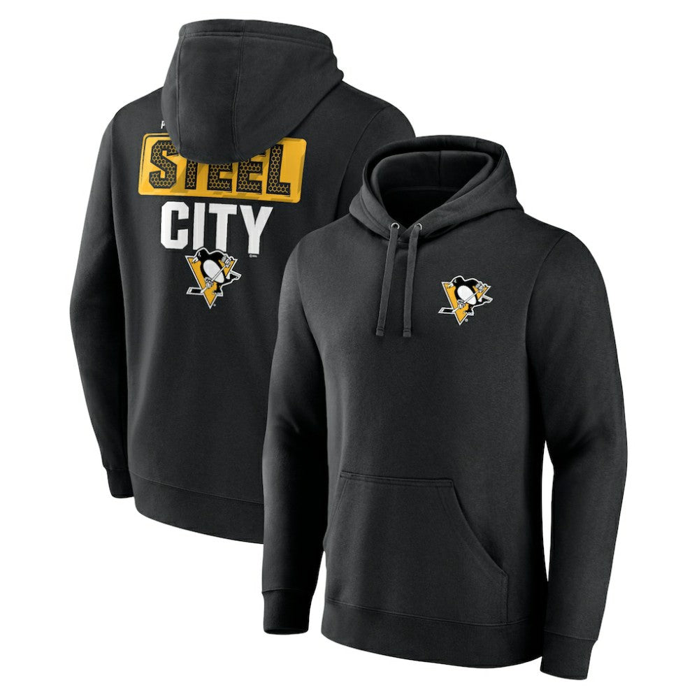 Pittsburgh Penguins Territorial Pullover Hoodie Black