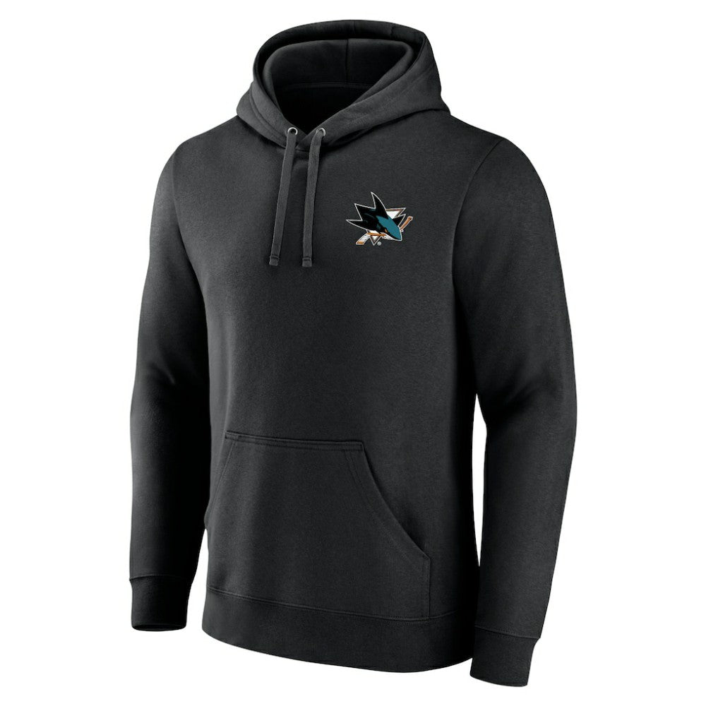 San Jose Sharks Territorial Pullover Hoodie Black