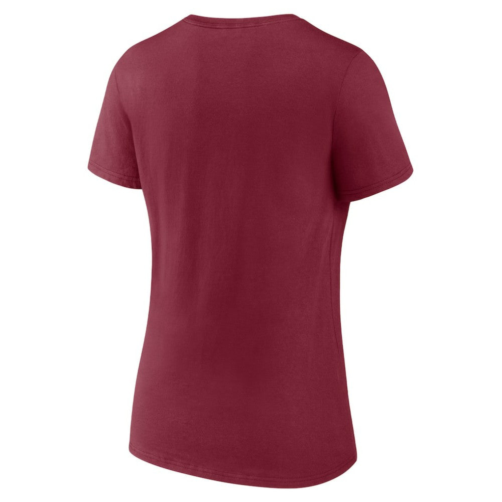 Colorado Avalanche Women's Proclamation V-Neck T-Shirt Burgundy