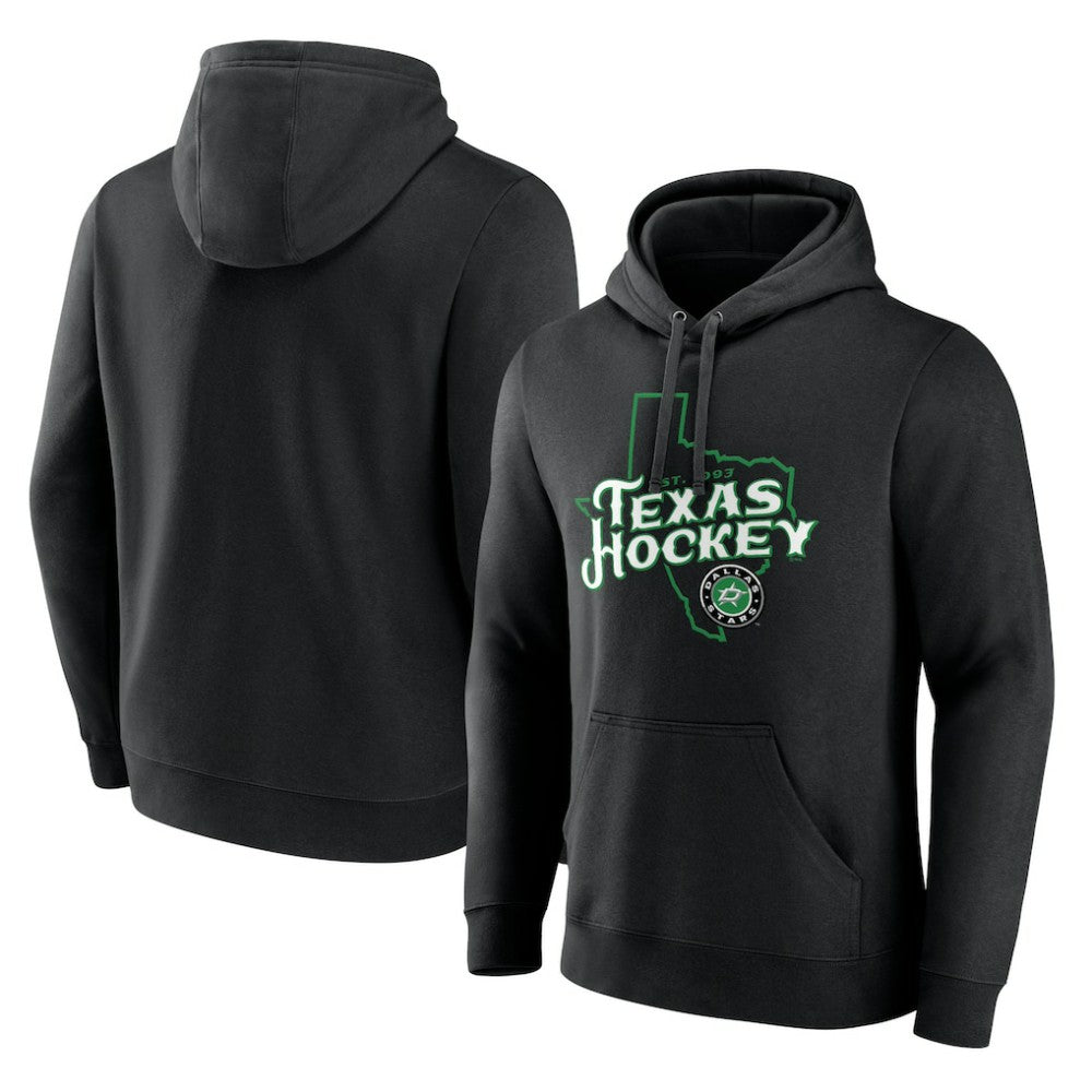 Dallas Stars Represent Pullover Hoodie Black