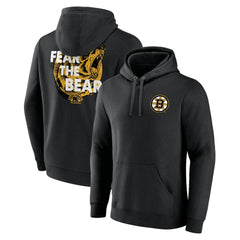 Boston Bruins Territorial Pullover Hoodie Black