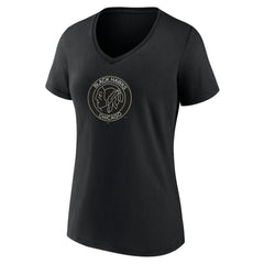 Chicago Blackhawks Women's Alternate Logo V-Neck T-Shirt Black