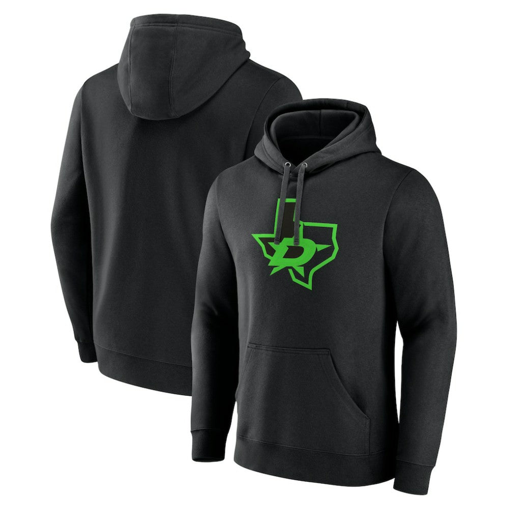 Dallas Stars Alternate Logo Pullover Hoodie Black