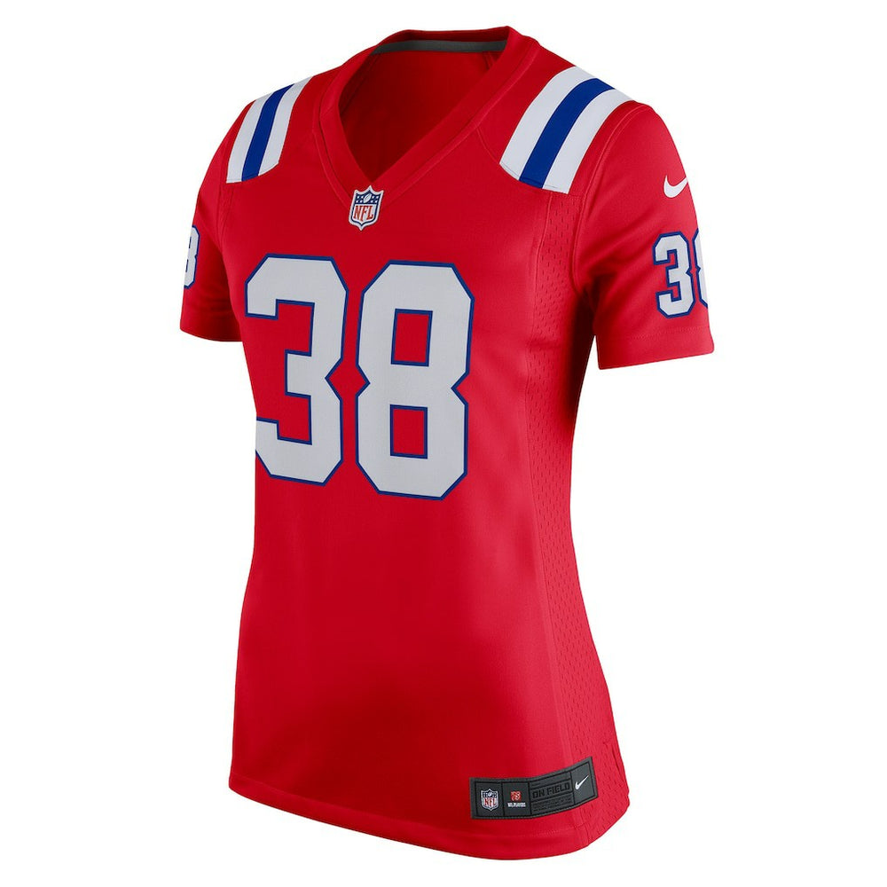 Rhamondre Stevenson New England Patriots Women's Team Game Jersey - Red