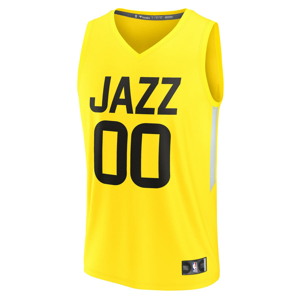 Jordan Clarkson Utah Jazz Fast Break Replica Jersey - Icon Edition - Yellow