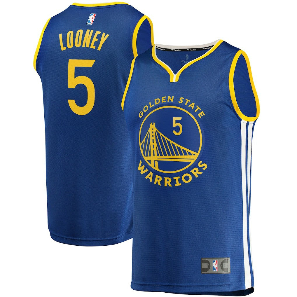 Kevon Looney Golden State Warriors Fast Break Replica Jersey sale - Icon Editi- Blue