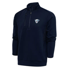 Nashville Predators Antigua Special Edition 2.0 Generation Quarter-Zip Pullover Top Navy