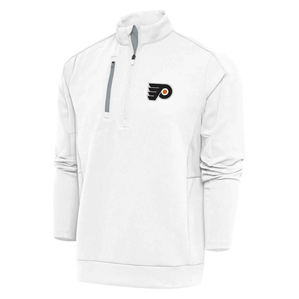 Philadelphia Flyers Antigua Special Edition 2.0 Generation Quarter-Zip Pullover Top White