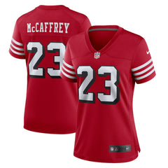 Christian McCaffrey San Francisco 49ers Women's Player Jersey - Scarlet