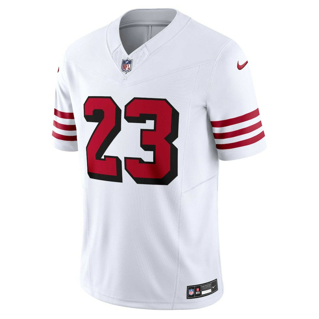 Christian McCaffrey San Francisco 49ers Vapor F.U.S.E. Limited 2nd Alternate Jersey - White