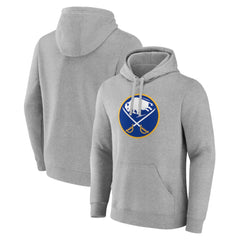 Buffalo Sabres Primary Team Logo Pullover Hoodie Gray