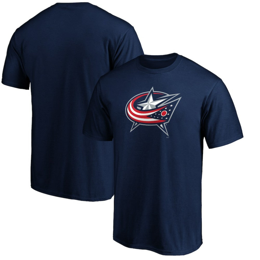 Columbus Blue Jackets Primary Logo T-Shirt Navy