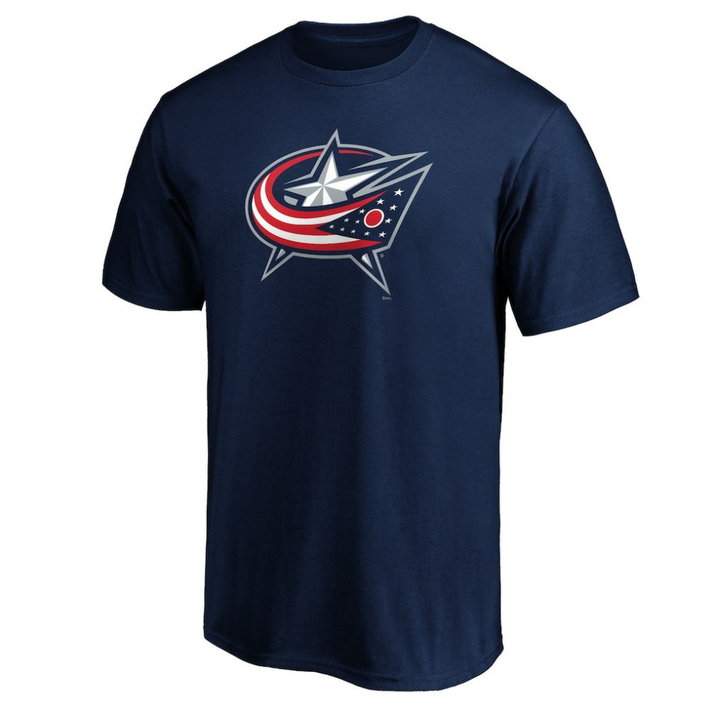 Columbus Blue Jackets Primary Logo T-Shirt Navy