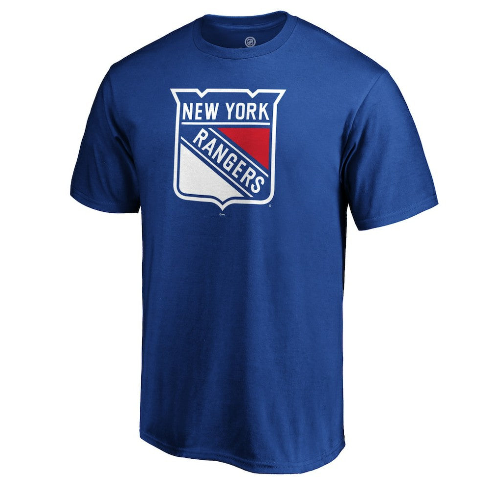 New York Rangers Primary Logo T-Shirt Blue