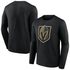 Vegas Golden Knights Primary Logo Team Long Sleeve T-Shirt Black