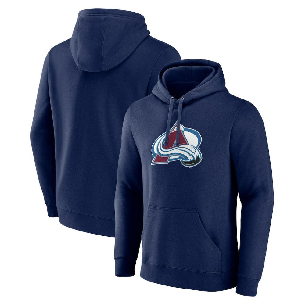 Colorado Avalanche Primary Team Logo Pullover Hoodie Navy
