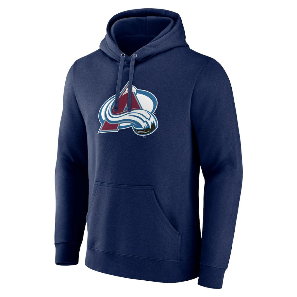 Colorado Avalanche Primary Team Logo Pullover Hoodie Navy