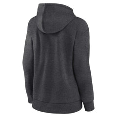 Edmonton Oilers Women's Primary Logo Pullover Hoodie Charcoal