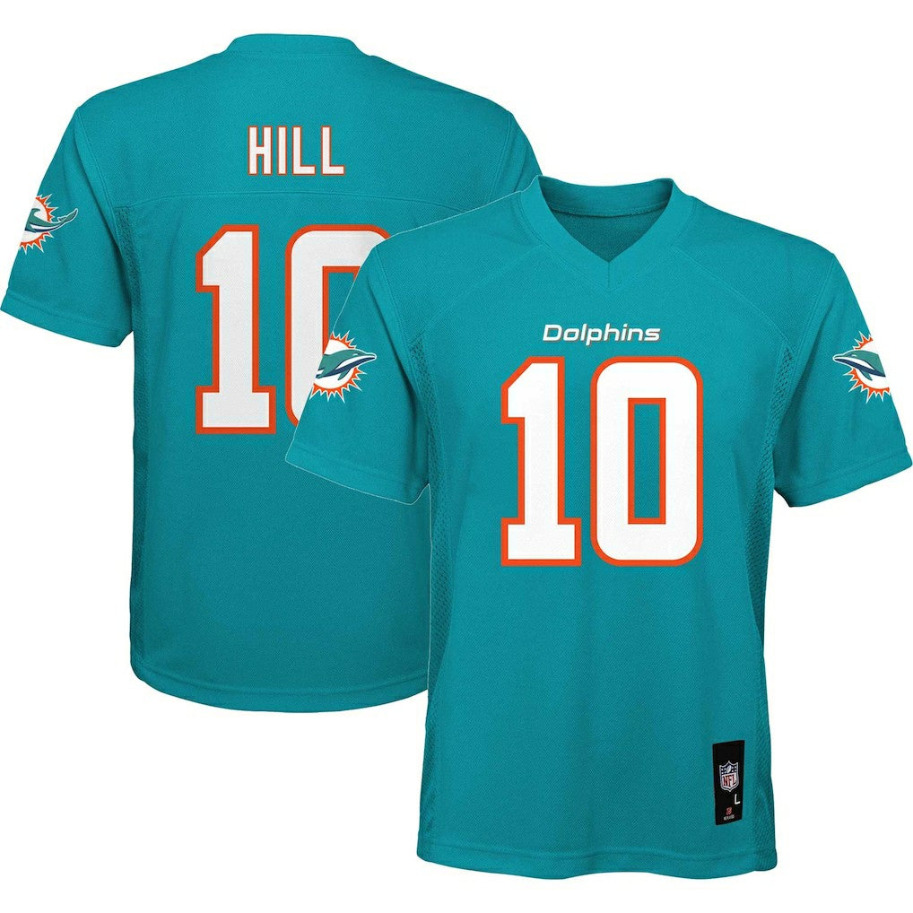 Tyreek Hill Miami Dolphins Youth Replica Player Jersey - Aqua cheap