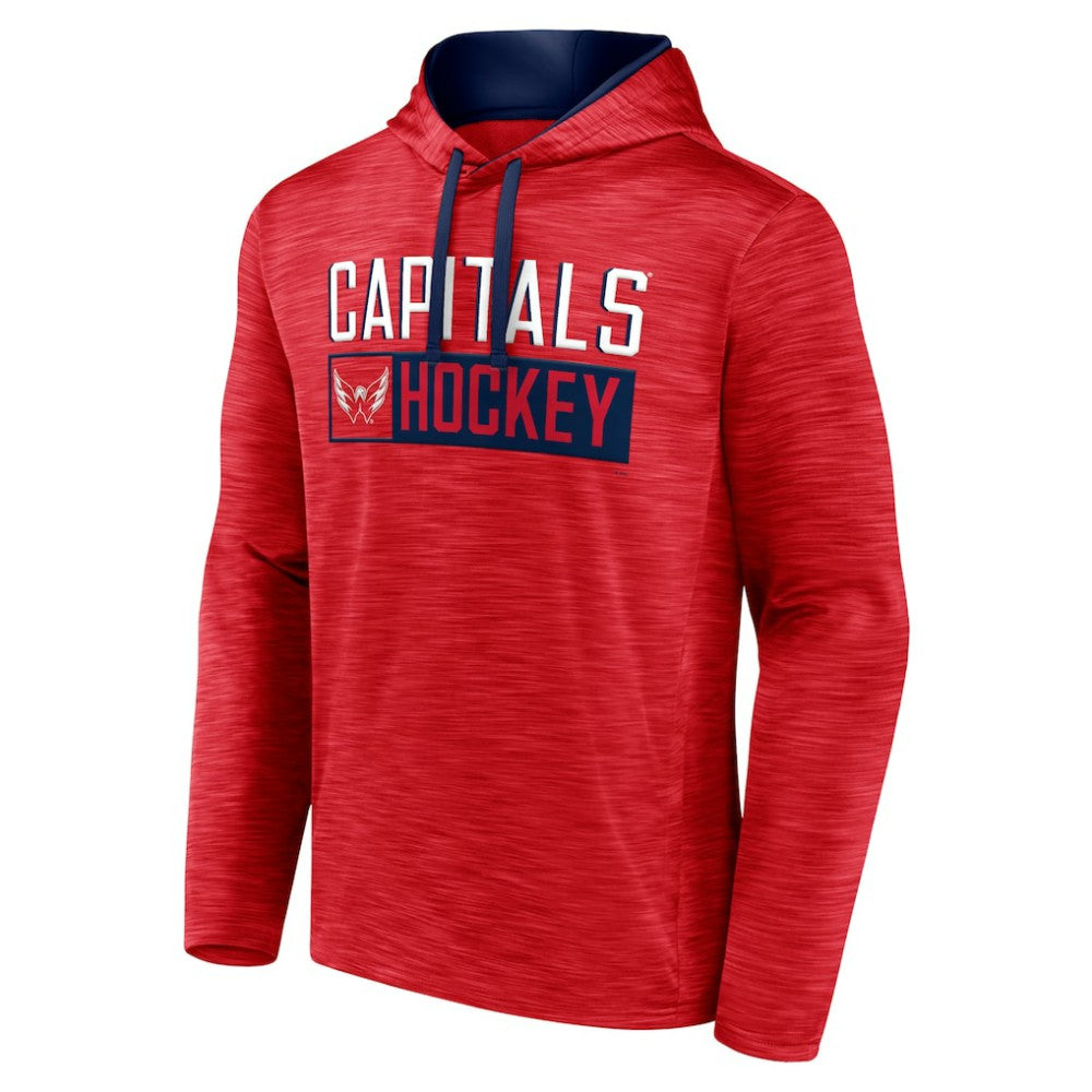 Washington Capitals Fanatics Close Shave Pullover Hoodie Heather Red