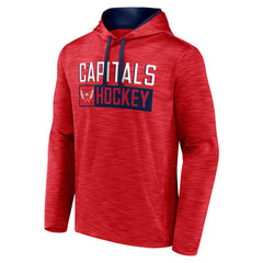 Washington Capitals Fanatics Close Shave Pullover Hoodie Heather Red
