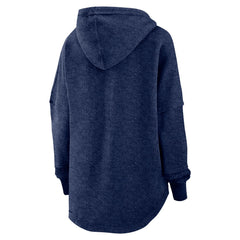Houston Astros Women's Luxe Pullover Hoodie Heather Navy