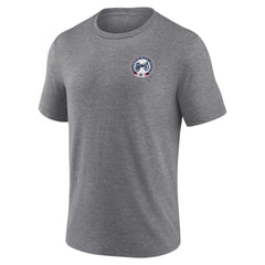 Columbus Blue Jackets Fanatics Winger Tri-Blend T-Shirt Heather Gray