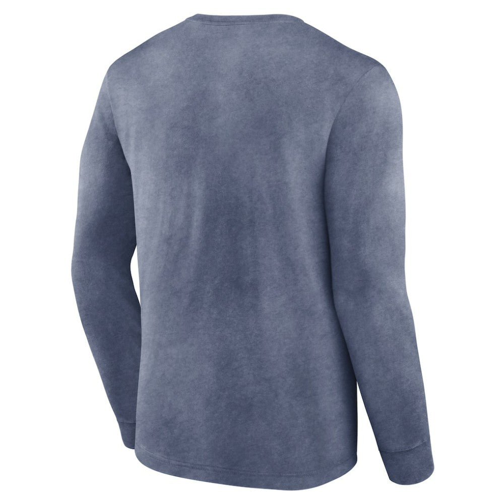 Seattle Kraken Fanatics Keep The Zone Long Sleeve T-Shirt Heather Deep Sea Blue