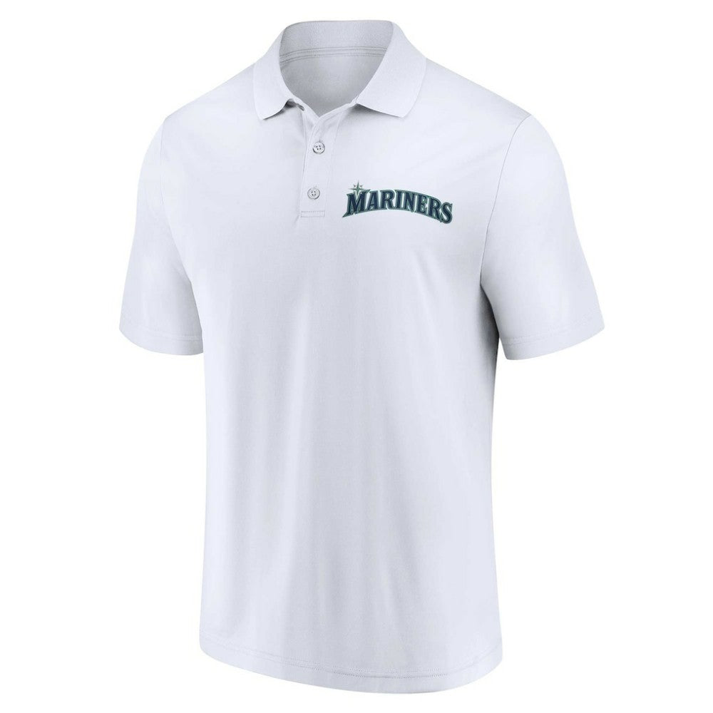 Seattle Mariners Two-Pack Logo Lockup Polo Set Navy/White