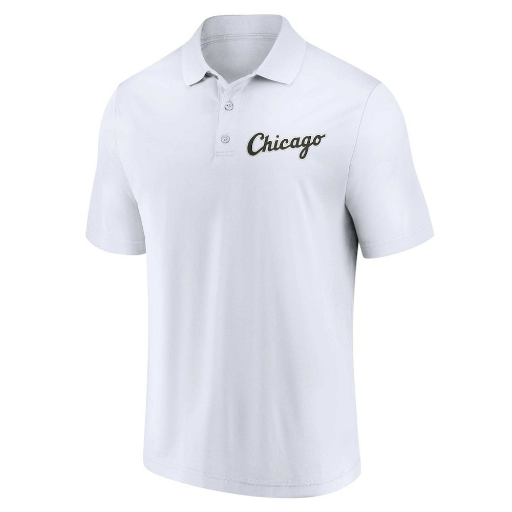 Chicago White Sox Two-Pack Logo Lockup Polo Set Black/White