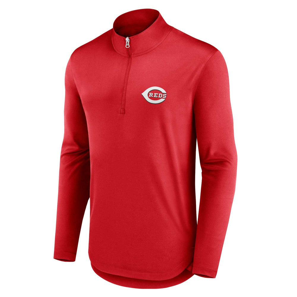 Cincinnati Reds Quarterback Quarter-Zip Top Red