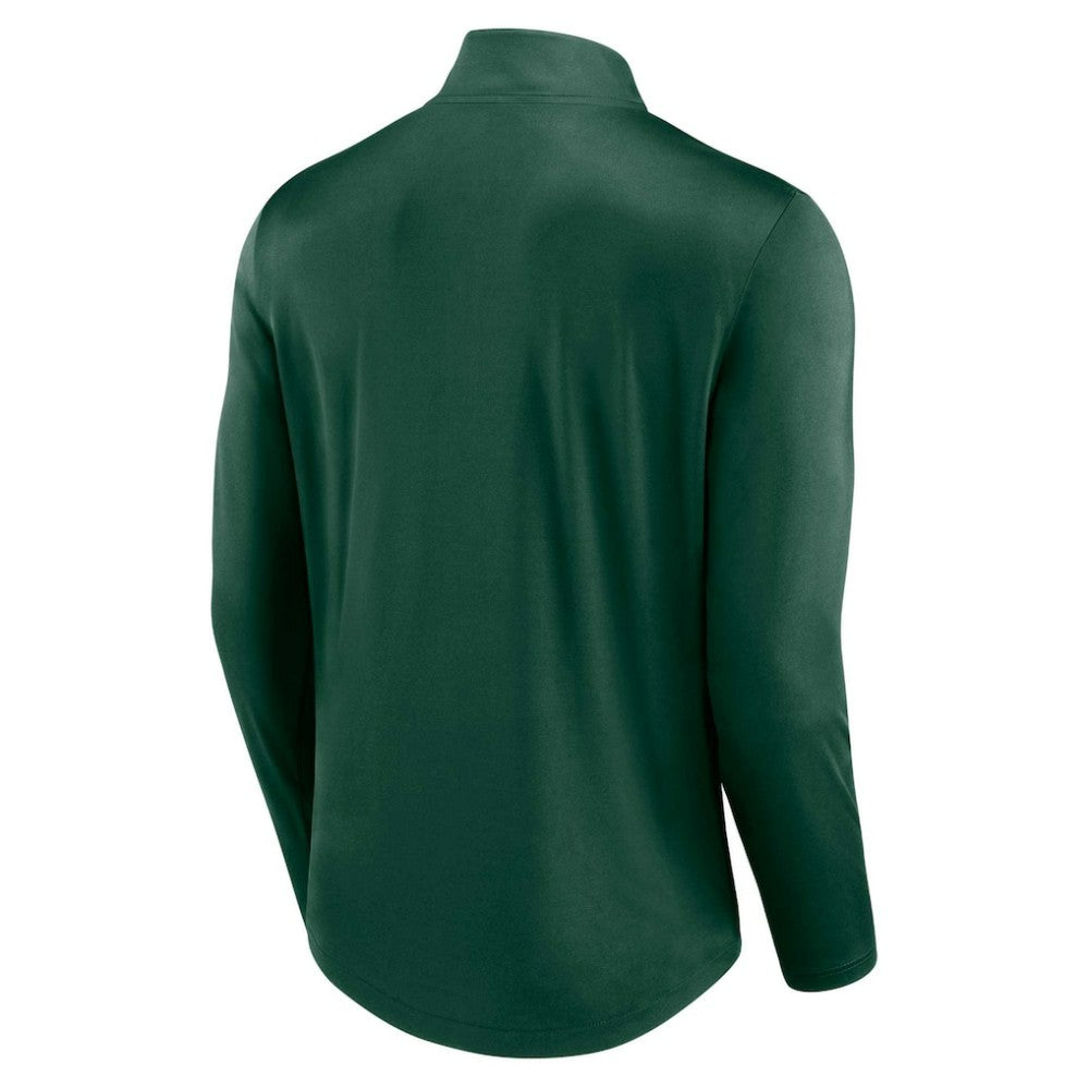 Athletics Quarterback Quarter-Zip Top Green