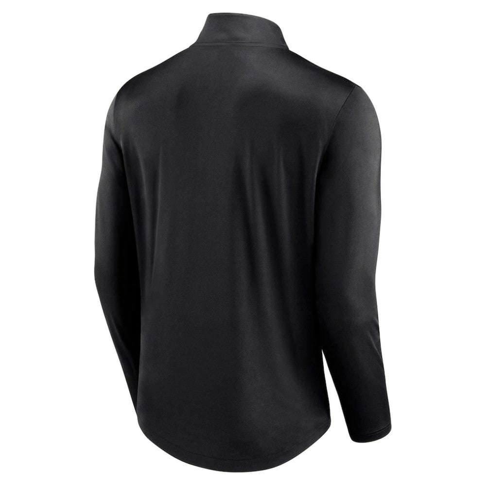 Pittsburgh Pirates Quarterback Quarter-Zip Top Black