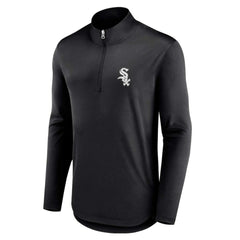 Chicago White Sox Quarterback Quarter-Zip Top Black