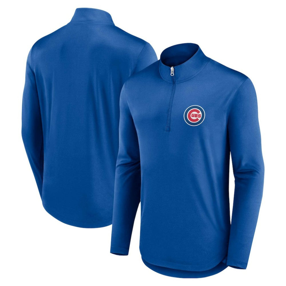 Chicago Cubs Quarterback Quarter-Zip Top Royal