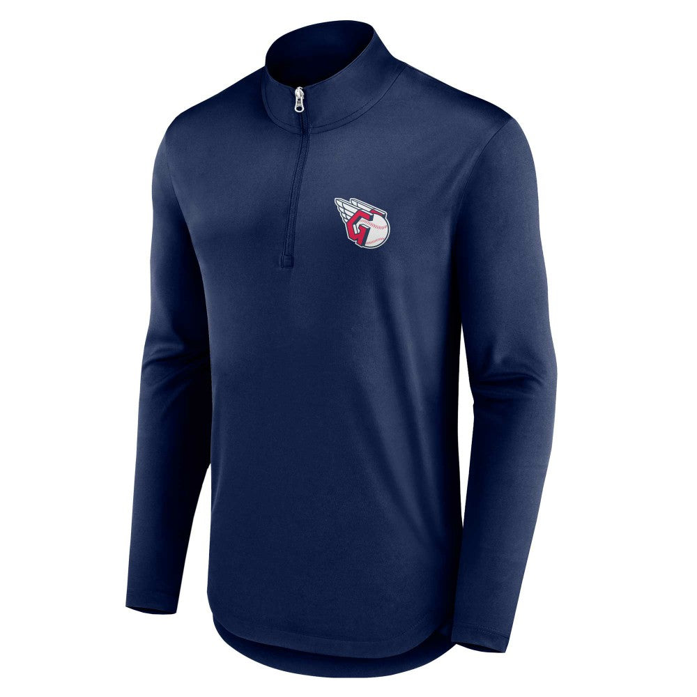 Cleveland Guardians Quarterback Quarter-Zip Top Navy