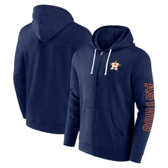 Houston Astros Offensive Line Up Lightweight Full-Zip Hoodie Navy