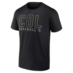 Colorado Rockies Two-Pack Combo T-Shirt Set Black/White