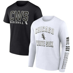 Chicago White Sox Two-Pack Combo T-Shirt Set Black/White