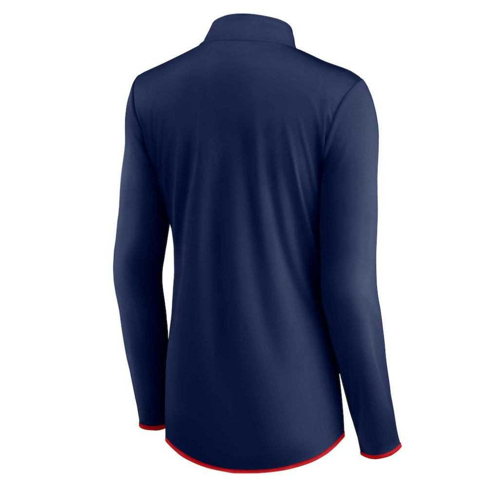 Minnesota Twins Women's Corner Quarter-Zip Top Navy
