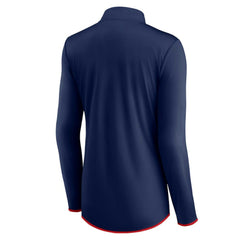 Minnesota Twins Women's Corner Quarter-Zip Top Navy