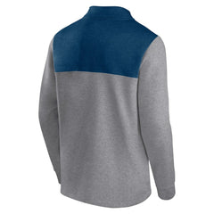 Seattle Kraken Fanatics Launch It Quarter-Zip Jacket Heather Gray