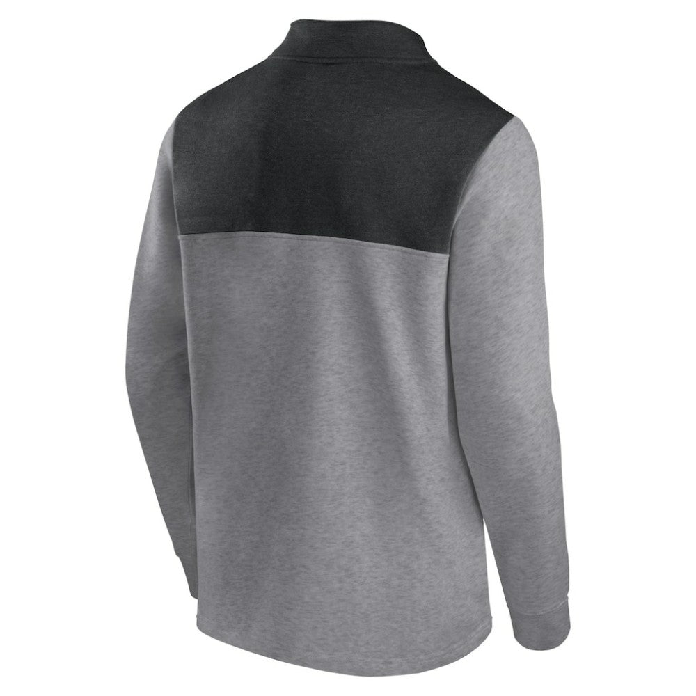 Vegas Golden Knights Fanatics Launch It Quarter-Zip Jacket Heather Gray