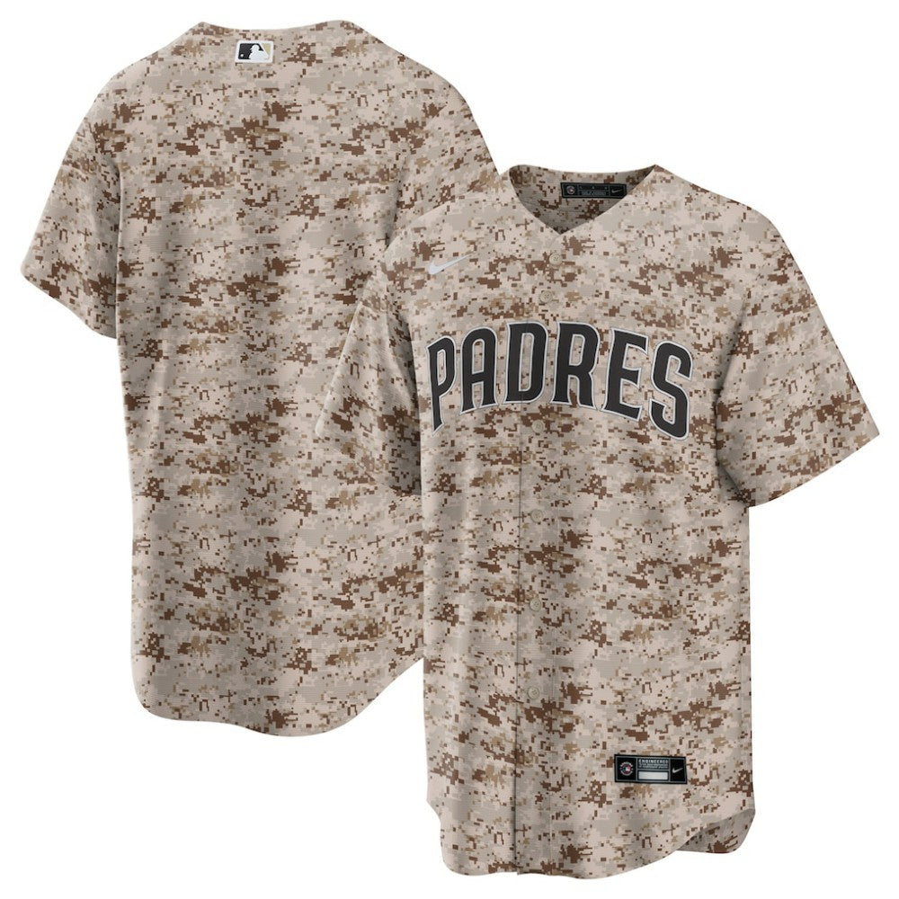 San Diego Padres USMC Alternate Replica Team Jersey Camo | Nike
