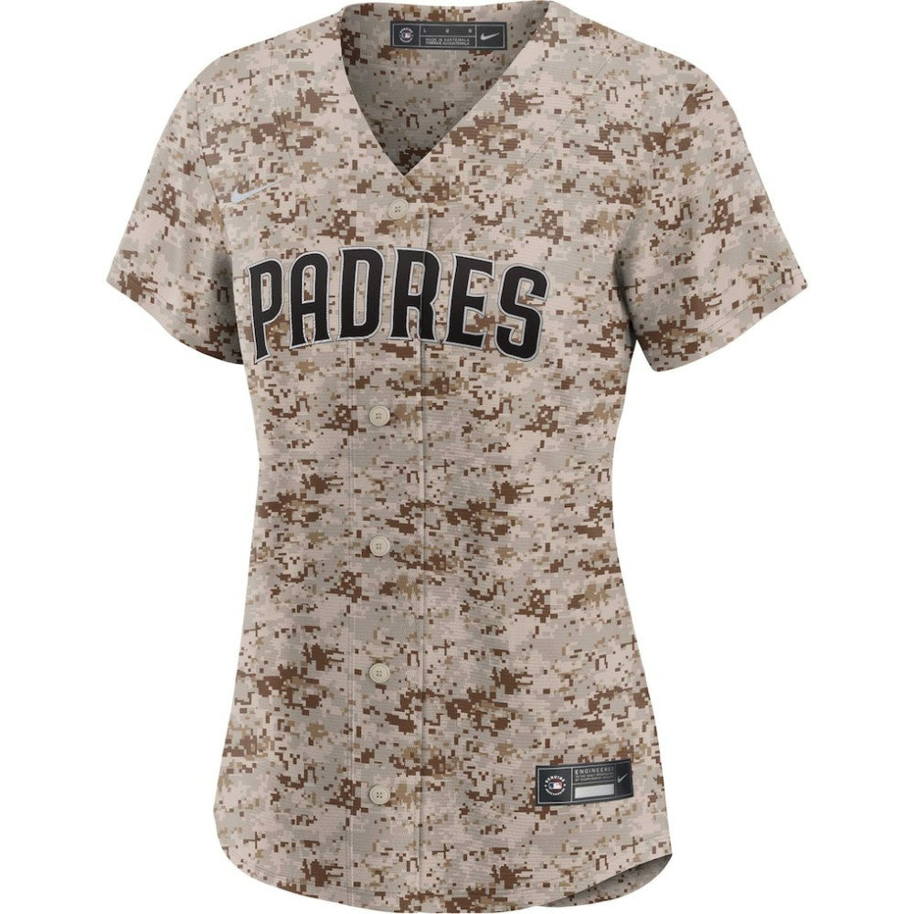 Manny Machado San Diego Padres Women's USMC Alternate Replica Player Jersey Camo | Nike