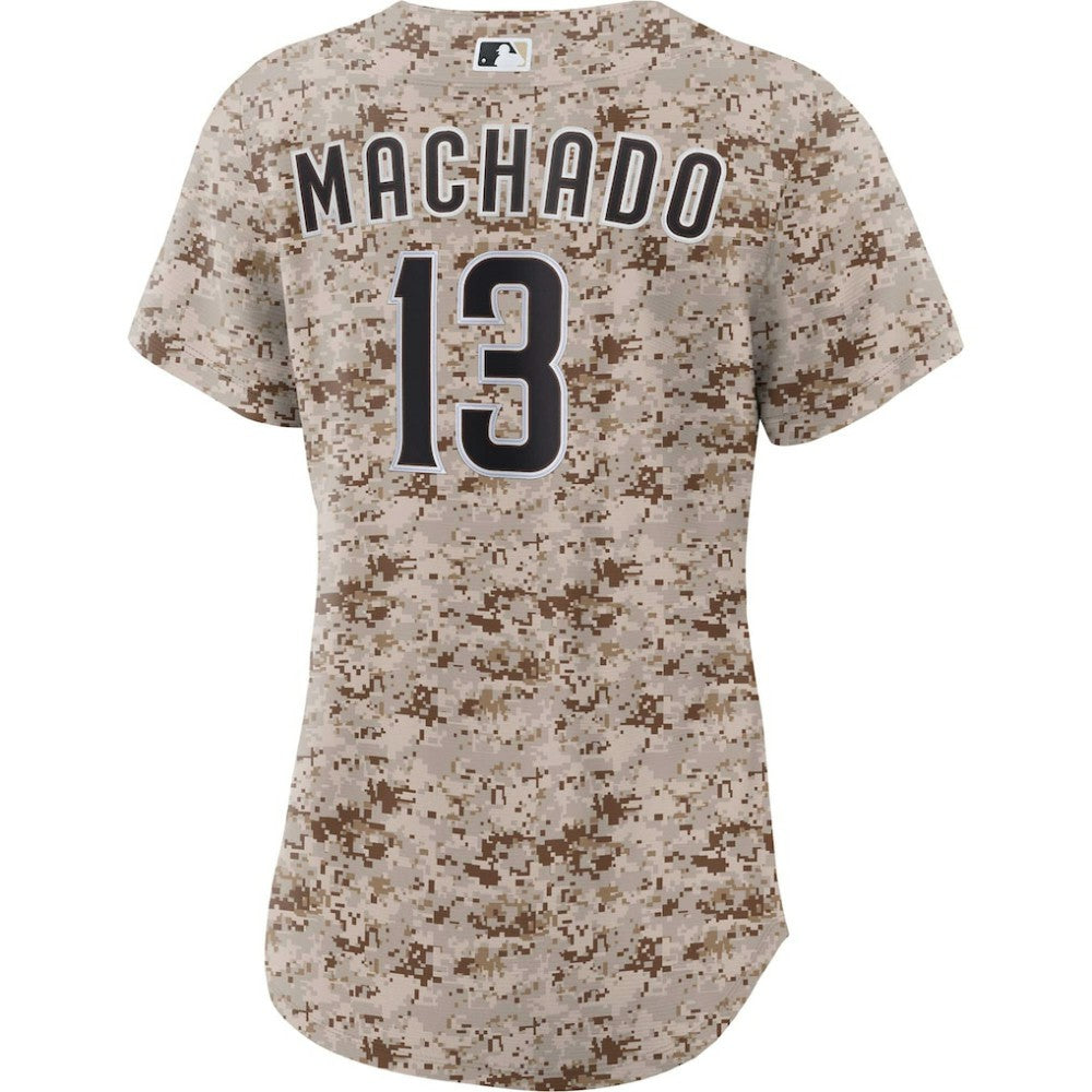 Manny Machado San Diego Padres Women's USMC Alternate Replica Player Jersey Camo | Nike
