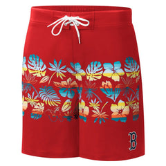 Boston Red Sox G-III Sports by Carl Banks Breeze Volley Swim Shorts Red