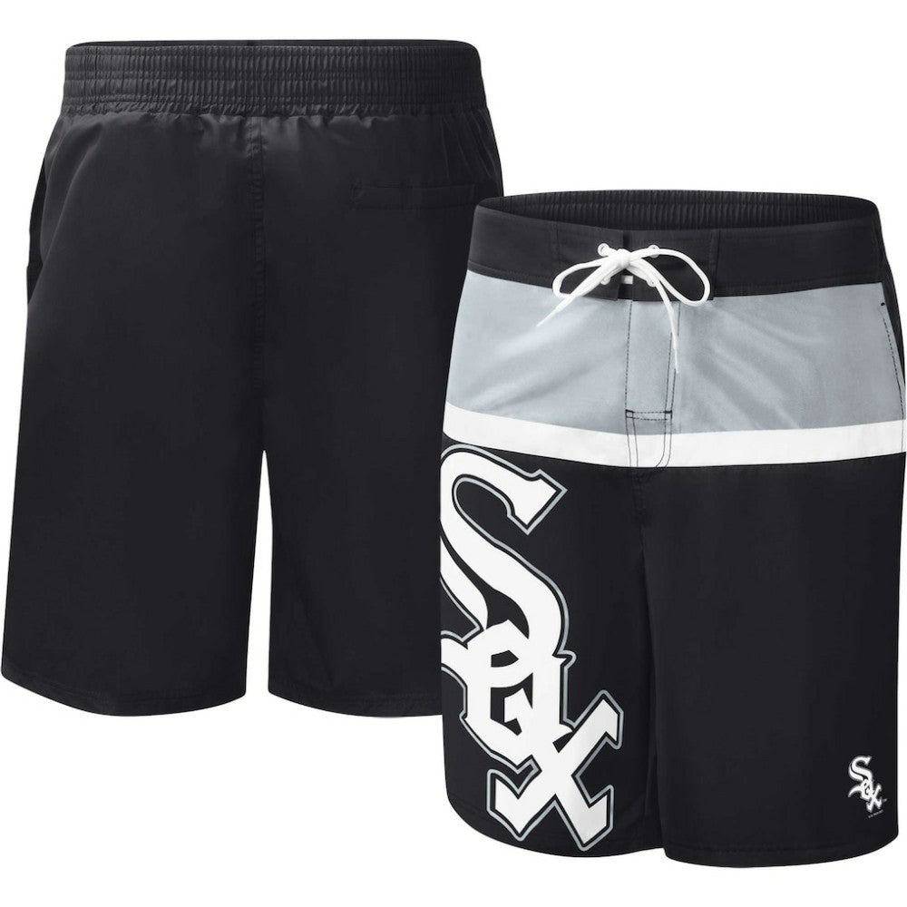 Chicago White Sox G-III Sports by Carl Banks Sea Wind Swim Shorts Black