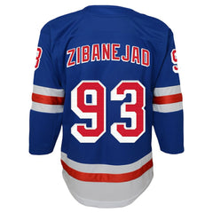 Mika Zibanejad New York Rangers Youth Home Premier Player Jersey Blue