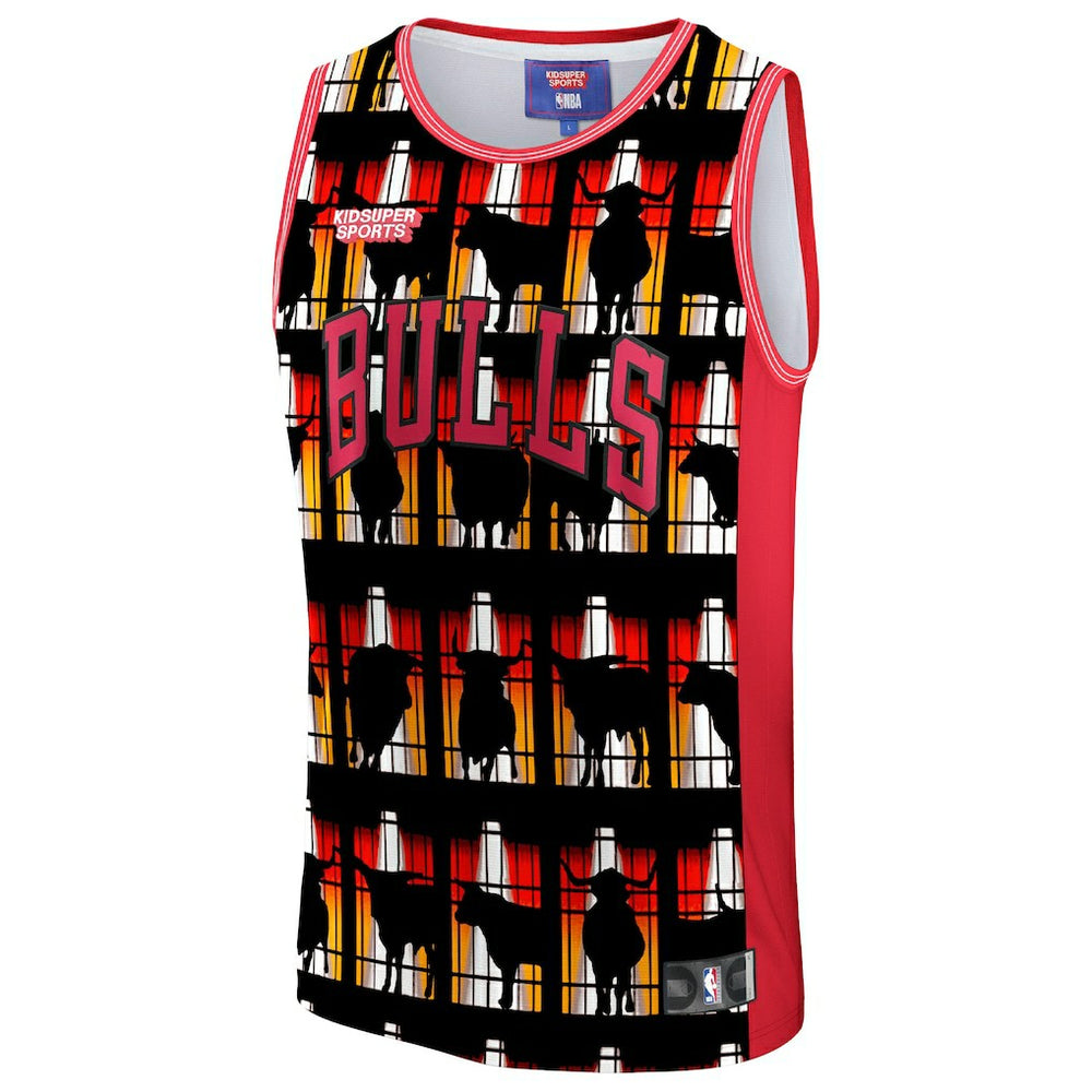 Chicago Bulls NBA & KidSuper Studios Unisex Hometown Jersey sale - Red